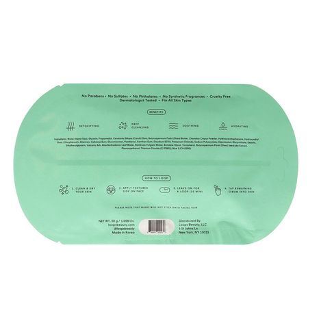 LOOPS Face Mask, Hydrogel, Clean Slate