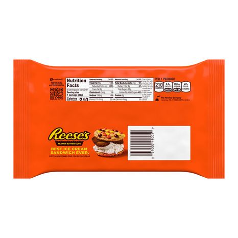 Reese's Milk Chocolate Peanut Butter Cups, Candy Packs, 1.5 oz (6 Count)