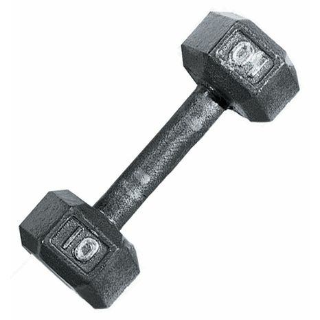 Fitness Gear Cast Hex Dumbbell Various Weights
