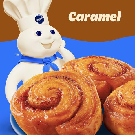 Pillsbury Flaky Caramel Rolls Canned Pastry Dough