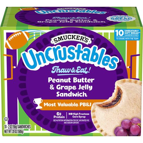 Smucker's Uncrustables Peanut Butter & Grape Jelly Sandwich