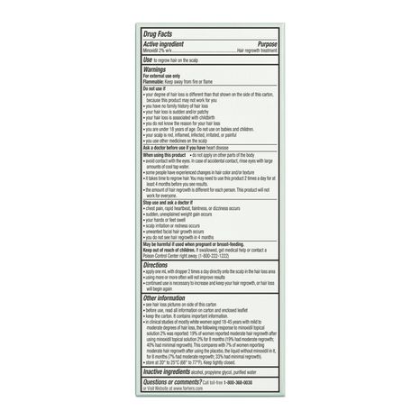 Hers Hair Regrowth Treatment, Unscented, For Women