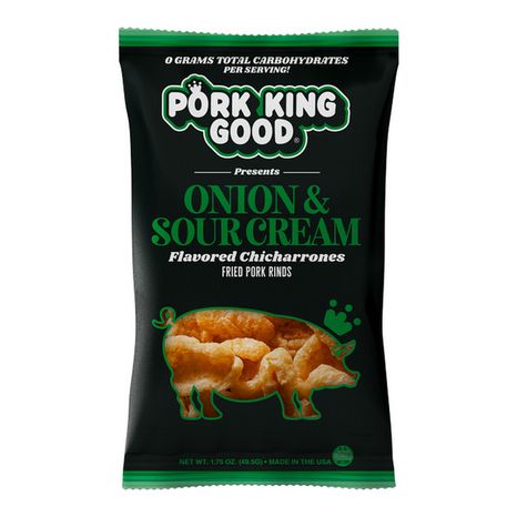 Pork King Good Onion & Sour Cream Pork Rinds