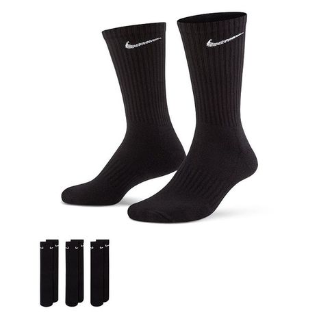 Nike Everyday Cushioned Training Crew Socks, Large