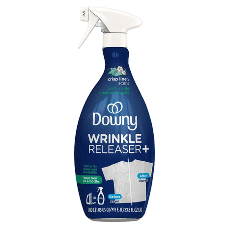 Downy Fabric Spray, Wrinkle Releaser, Crisp Linen Scent