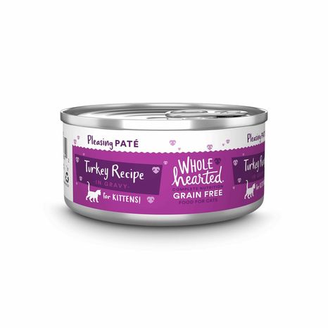 WholeHearted Grain Free Turkey Recipe In Gravy Complete Nutrition Food For Cats