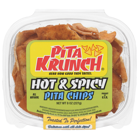 Pita Krunch Hot and Spicy Pita Chips