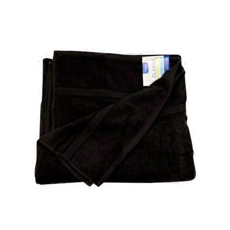 Interiors by Design Black Bath Towel