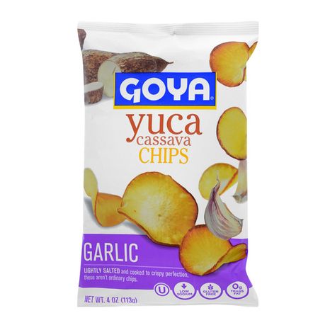 Goya Yuca Cassava Chips, Garlic