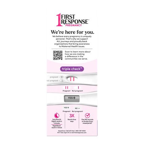 First Response Triple Check Pregnancy Test