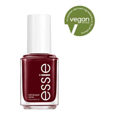 essie salon-quality nail polish, vegan, deep berry, Berry Naughty