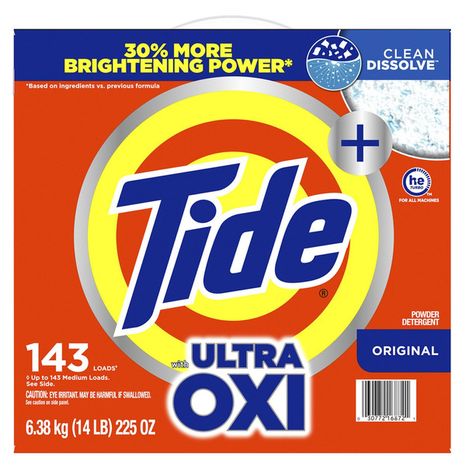 Tide HE With Ultra Oxi Powder Detergent