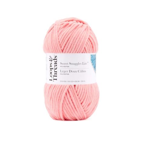 Loops & Threads Sweet Snuggles Lite Yarn - Coral