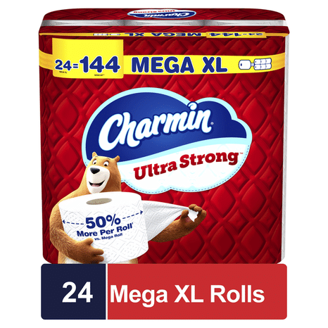 Charmin Ultra Strong Toilet Paper Mega XL Rolls