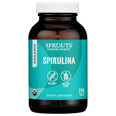 Sprouts Organic Spirulina 500 Mg