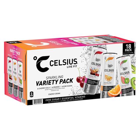 Celsius Live Fit Sparkling Energy Drinks