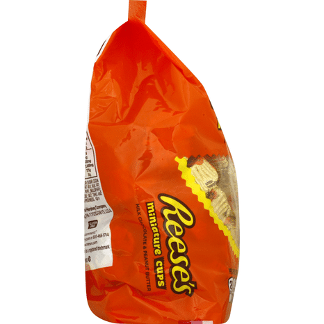 Reese's Milk Chocolate & Peanut Butter, Miniature, Cups, Family Bag