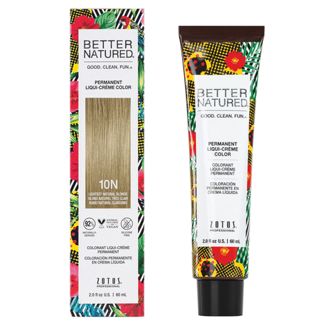 Better Natured Zotos Professional Permanent Liqui-creme Color Lightest Natural Blonde 10n