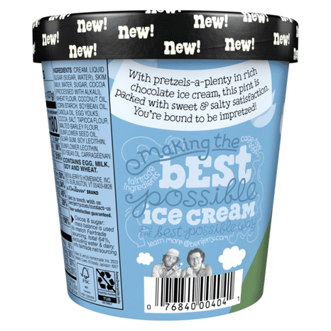 Ben & Jerry's Ice Cream, Impretzively Fudged