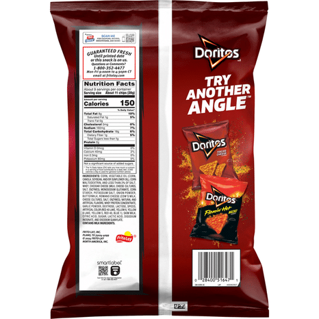Doritos Flavored Tortilla Chips, Spicy Nacho