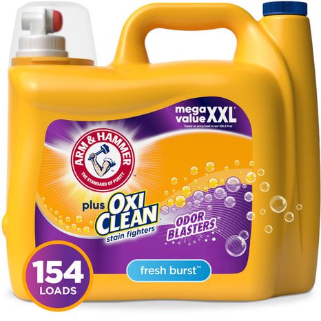 Arm & Hammer Plus Oxiclean With Odor Blasters Liquid Laundry Detergent