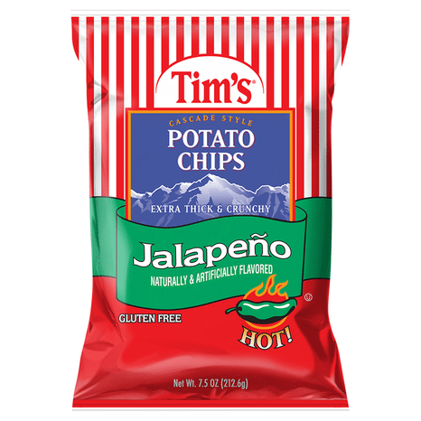 Tim's Cascade Style Hot Jalape̱o Potato Chips