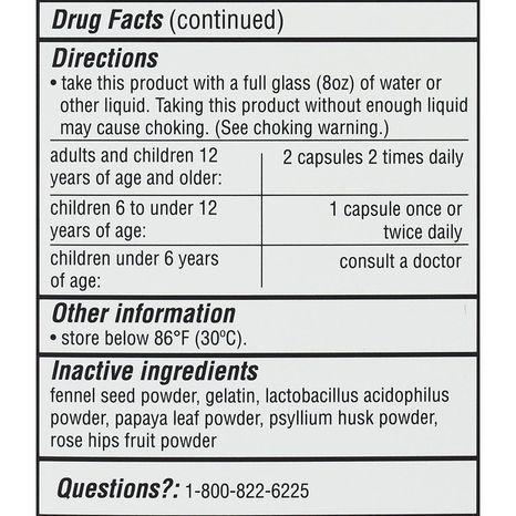 Health Plus Laxative, Capsules