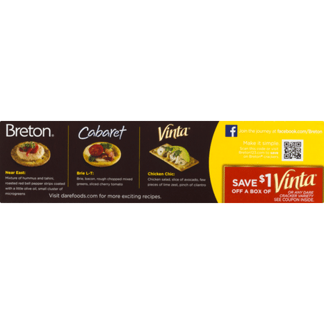 Dare Breton Breton Sesame Sugar Kosher Box Crck