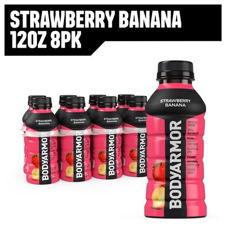 BODYARMOR Strawberry Banana Sports Drink Bottles