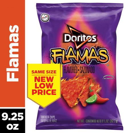 Doritos Tortilla Chips Flamas Flavored