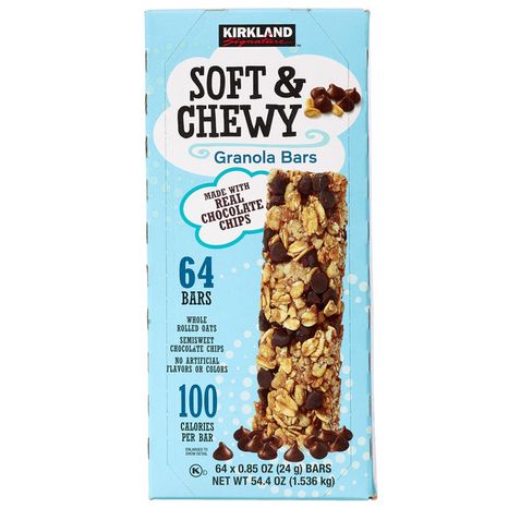 Kirkland Signature Soft & Chewy Granola Bars, 64 x 0.85 oz