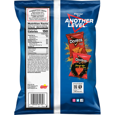 Doritos Tortilla Chips, Cool Ranch Flavored