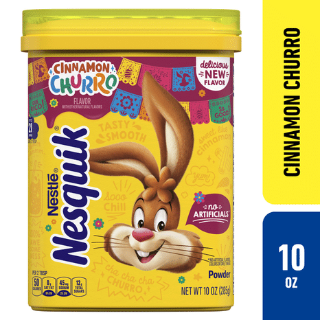 Nestlé NESQUIK Cinnamon Churro Flavor Powder Drink Mix