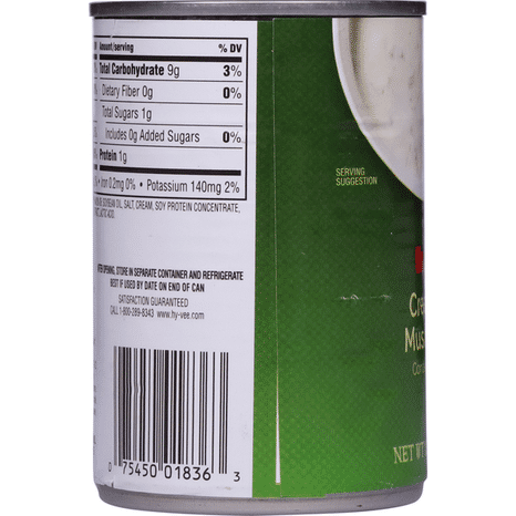 Hy-Vee Cream of Mushroom Condensed Soup