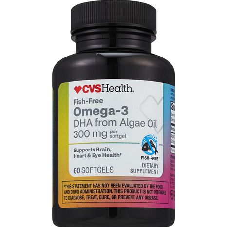 CVS Health Fish-Free Omega- 3 Softgels