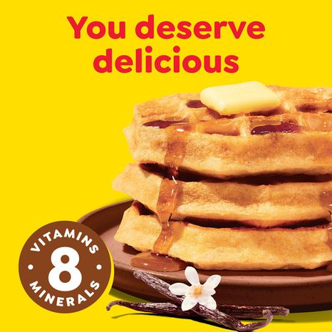 Eggo Thick and Fluffy Original Waffles, Breakfast Food, 6 Count