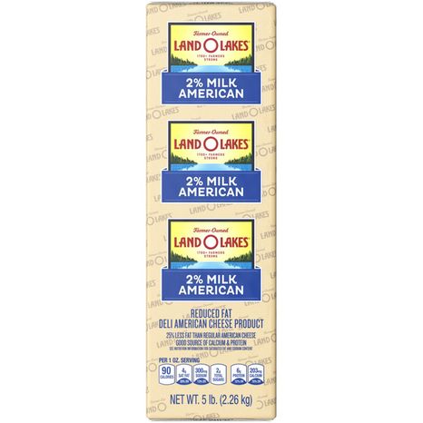 Land O Lakes Deli 2% Milk White American Cheese