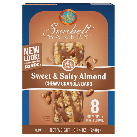 Sunbelt Bakery Chewy Sweet & Salty Almond Granola Bars
