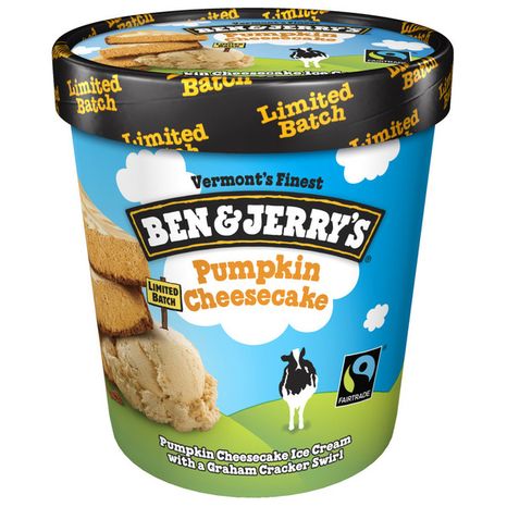 Ben & Jerry's Ice Cream Pumpkin Cheesecake
