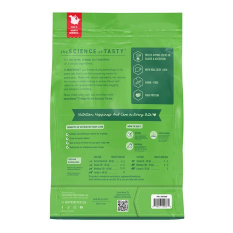 NutriBites Freeze Dried Beef Liver Dog & Cat Treats