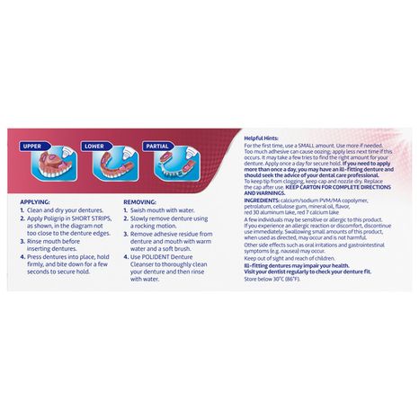 Poligrip Original Denture Adhesive Cream