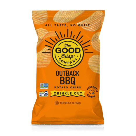 The Good Crips Company Outback BBQ Crinkle Cut Potato Chips
