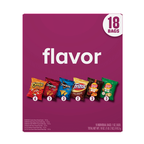 Frito Lay Snacks Flavor Mix Variety Packs