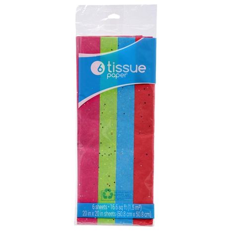 Family Dollar Colorful Sparkle Tissue Paper
