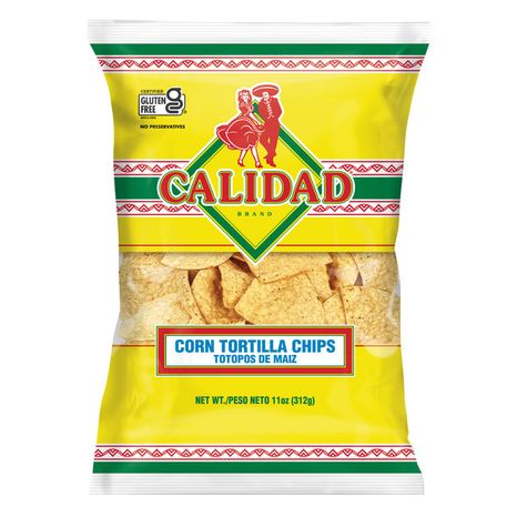 Calidad Yellow Corn Tortilla Chips, 11 Ounce Bag