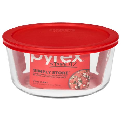 Pyrex Simply Store Glass Storage 7 Cup Round - Each