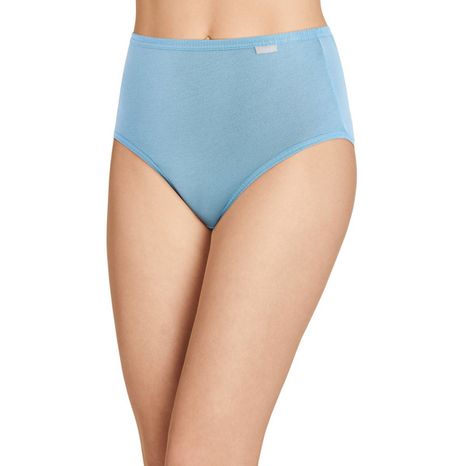 JOCKEY Women's Plus Size Elance Briefs, Size 11 - Blue Stardust, Boardwalk Stripe & Marina Blue