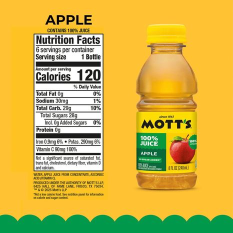 Mott's 100% Original Apple Juice