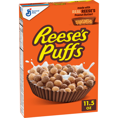 General Mills REESE'S PUFFS Chocolatey Peanut Butter Cereal
