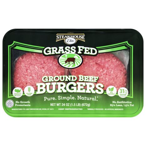 Steakhouse Elite Grass Fed Beef Burger